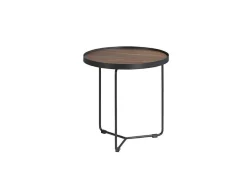 Angel Cerda Bijzettafel-Ronde Walnoten Hoektafel 2028