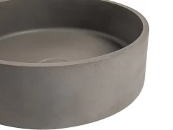 Shower & Design Wastafel-Ronde Wastafel Om Te Plaatsen Van Beton - 39 Cm - Dukat