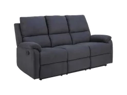 Vente-unique Aanbiedingen: Zitbank & Fauteuil-Sabel Bank 3 Persoons Relaxfauteuil Grijs.