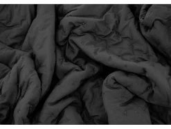 Vente-unique Beddengoed-Sally Sprei 80X150Cm Antraciet.