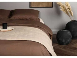 Vente-unique Beddengoed-Sally Sprei 80X260Cm Beige.