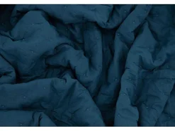 Vente-unique Beddengoed-Sally Sprei 80X260Cm Blauw.