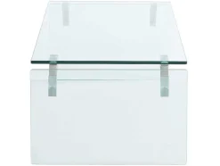 Vente-unique Salontafel-Salontafel Van Gehard Glas - Transparant - Madro