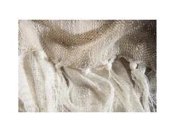 Venture Home Huistextiel-Sandy Plaid 170X130Cm Beige.