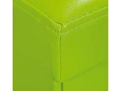 Vente-unique Opbergaccessoire-Sanne Opbergdozen Voetenbank Met Deksel, Groen.