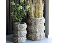 House Nordic Opbergaccessoire-Sarbas Mand O25/35Cm Set Van 2 Naturel.