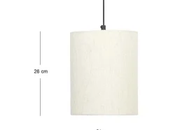 OZAIA Wandlamp-Scandinavische Wandlamp - Mangohout En Stof - D21 X H36 Cm - Licht Naturel En Beige - Paliana
