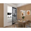Vente-unique Scheidingswand-Scheidingswand Verzinkt Staal L88 X H245 Cm Antraciet - Verstelbare Hoogte - Tirodi