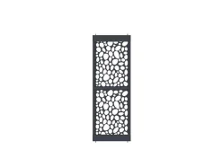 Vente-unique Scheidingswand-Scheidingswand Verzinkt Staal L88 X H245 Cm Antraciet - Verstelbare Hoogte - Tirodi