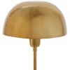 OZAIA Lamp-Schemerlamp Champignon Met Art-Decostijl Amanite - Marmer En Ijzer - 24,5 X 24,5 X 52 Cm - Goudkleurig