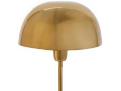 OZAIA Lamp-Schemerlamp Champignon Met Art-Decostijl Amanite - Marmer En Ijzer - 24,5 X 24,5 X 52 Cm - Goudkleurig