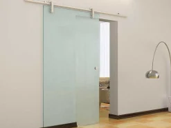 Vente-unique Schuifdeur-Schuifdeur Cleaver - H205 X L83 Cm - Gehard Glas