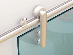Vente-unique Schuifdeur-Schuifdeur Cleaver - H205 X L83 Cm - Gehard Glas