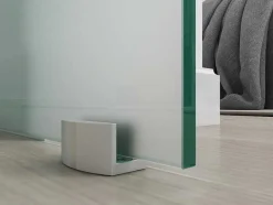 Vente-unique Schuifdeur-Schuifdeur In Opbouw - H205 X L73 Cm - Gehard Glas