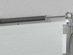 Somfy Garagedeur-Sectionale Garagedeur Houtdecor Wit Met Motor - Prieta