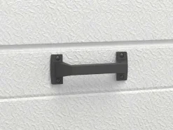 Somfy Garagedeur-Sectionale Garagedeur Met Glad Effect En Centrale Loopdeur In Antraciet Met Motor - Lavega
