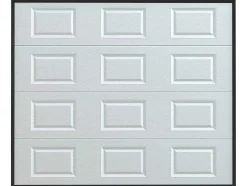 Somfy Garagedeur-Sectionale Garagedeur Met Witte Cassette En Motor - Caopas