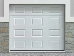 Somfy Garagedeur-Sectionale Garagedeur Met Witte Cassette En Motor - Caopas