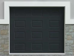 Somfy Garagedeur-Sectionale Garagedeur Met Antraciet Cassette En Motor - Caopas
