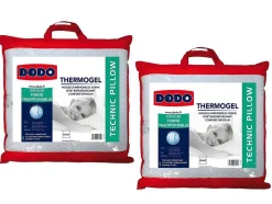 DODO Hoofdkussen-Set 2 Hoofdkussens Vormgeheugen En Verfrissend Effect Fresh - 65X65 Cm