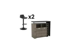 Vente-unique Barmeubel-Set 
