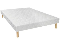 Palacio Set Matras En Lattenbodem-Set Bedbodem + Matras 140 X 200 Cm Met Pocketveren Met 7 Zones En Zeer Veerkrachtig Schuim, Dikte 26 Cm - Audace Van