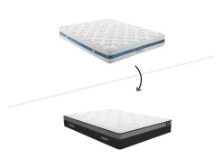 Ysmée Set Matras En Lattenbodem-Set Bedbodem + Matras Met Pocketveren Airplay Van Dreamea Play - 180 X 200 Cm