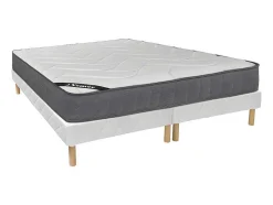 Ysmée Set Matras En Lattenbodem-Set Bedbodem + Matras Met Pocketveren En Vormgeheugen Babylone Van Dreamea 23 Cm Dik - 180 X 200 Cm