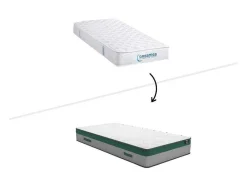 Ysmée Set Matras En Lattenbodem-Set Bedbodem + Matras Met Pocketveren Prestige Van Ysmee - 90 X 200 Cm