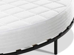 DREAMEA PLAY Set Matras En Lattenbodem-Set Bedbodem + Rondmatras Roma Van - 220 X 220 Cm