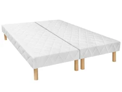 Ysmée Bedbodem-Set Decoratief Gewatteerde Bedbodem Panacea Van Dreamea - 25 Cm Dik - Dekmatraseffect