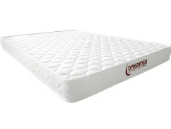 DREAMEA Set Matras En Lattenbodem-Set Lattenbodem + Schuimmatras Met Vormgeheugen Pelops Van - Dikte 15 Cm - 140 X 190 Cm