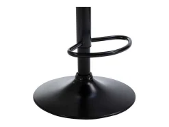 Vente-unique Barkruk-Set Van 2 Barkrukken Lima Ii - Fluweel & Metaal - Beige