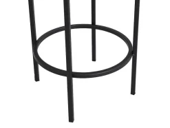 OZAIA Decoratieobject Voor Binnen-Set Van 2 Bloembakken Op Poot Van Metaal - D25 X H61 Cm En D30 X H77 Cm - Goudkleurig En Zwart - Naba