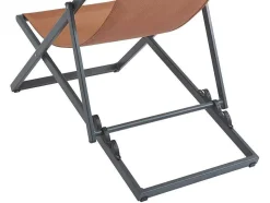MYLIA Ligstoel-Set Van 2 Chileense Ligstoelen Van Aluminium - Terracotta - Anilio Van