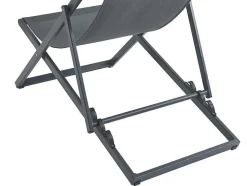 MYLIA Ligstoel-Set Van 2 Chileense Ligstoelen Van Aluminium - Antraciet - Anilio Van