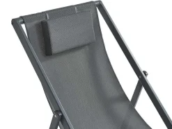 MYLIA Ligstoel-Set Van 2 Chileense Ligstoelen Van Aluminium - Antraciet - Anilio Van