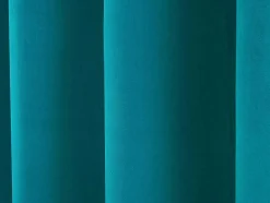 OZAIA Huistextiel-Set Van 2 Fluwelen Gordijnen - 140 X 260 Cm - Blauw - Ahtari