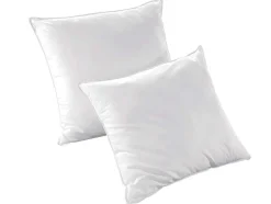 DREAMEA Hoofdkussen-Set Van 2 Gerecyclede Hoofdkussens 60 X 60 Cm Van - 100% Microvezel Hoes - Rosa