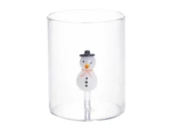 OZAIA Tafelservies-Set Van 4 Glazen Met Kerstmotieven - O7,5 X H9,5 Cm - Scopa
