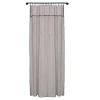 OZAIA Aanbiedingen: Woonaccessoires-Set Van 2 Gordijnen Van Katoen En Linnen - 140 X 280 Cm - Taupegrijs - Borina
