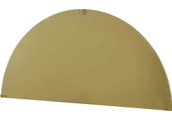 OZAIA Spiegel-Set Van 2 Halfronde Spiegels In Metaal - B.50 X H.100 Cm - Goudkleurig - Gavra