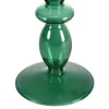 OZAIA Aanbiedingen: Woonaccessoires-Set Van 2 Kandelaars - D9 X H21 Cm En D9 X H18,5 Cm - Glas - Groen - Kandie