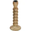OZAIA Aanbiedingen: Woonaccessoires-Set Van 2 Kandelaars Van Mangohout - H23 Cm - Naturel - Fainin