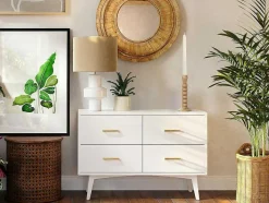 OZAIA Aanbiedingen: Woonaccessoires-Set Van 2 Kandelaars Van Mangohout - H23 Cm - Naturel - Fainin