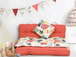 OZAIA Tuindecoratie-Set Van 2 Katoenen Kussens Met Bloemmotief - 45 X 45 Cm - Veelkleurig - Bariola