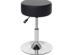 Vente-unique Kruk-Set Van 2 Krukken Mcw-C22, Kunstleer, Zwart