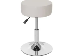 Vente-unique Kruk-Set Van 2 Krukken Mcw-C22, Kunstleer, Creme
