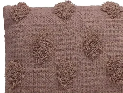 OZAIA Huistextiel-Set Van 2 Kussens 100% Getuft Katoen Jadel - 30 X 50 Cm - Oudroze