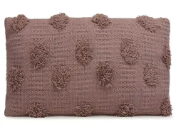 OZAIA Huistextiel-Set Van 2 Kussens 100% Getuft Katoen Jadel - 30 X 50 Cm - Oudroze